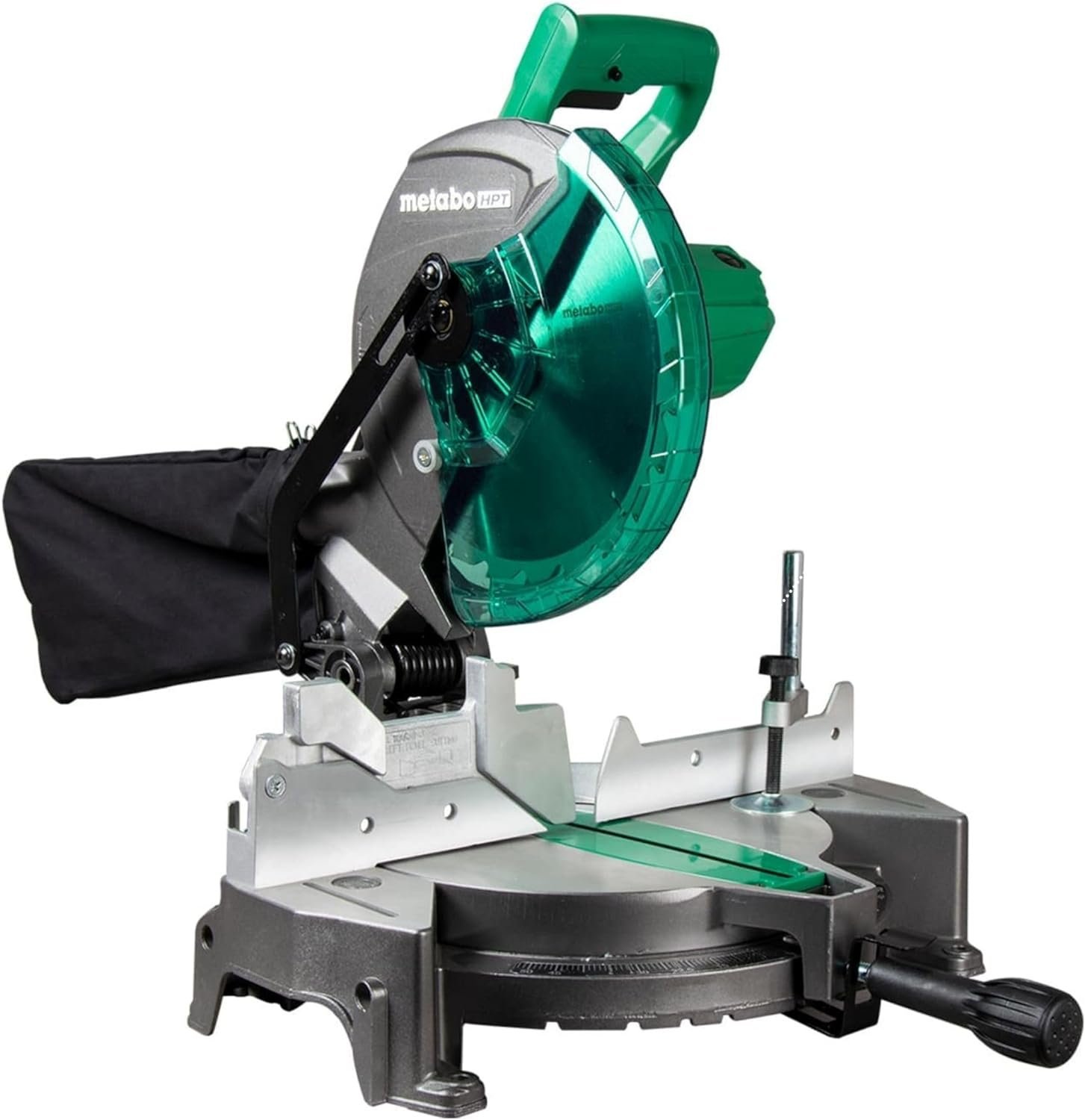 Metabo HPT 10-Inch Compound Miter Saw C10FCGS - Powerful 15-Amp Motor for Precision Woodworking