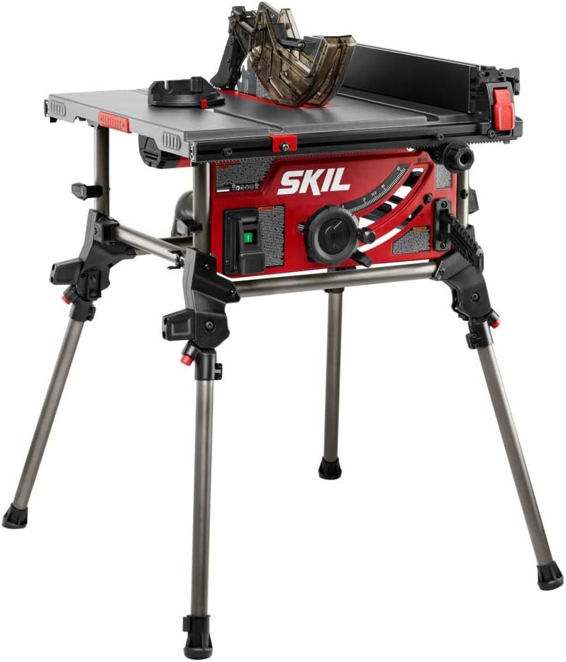 SKIL 15 Amp 10 Inch Portable Jobsite Table Saw with Folding Stand - TS6307-00 SKIL 15 Amp 10 Inch Portable Jobsite Table Saw with Folding Stand - TS6307-00