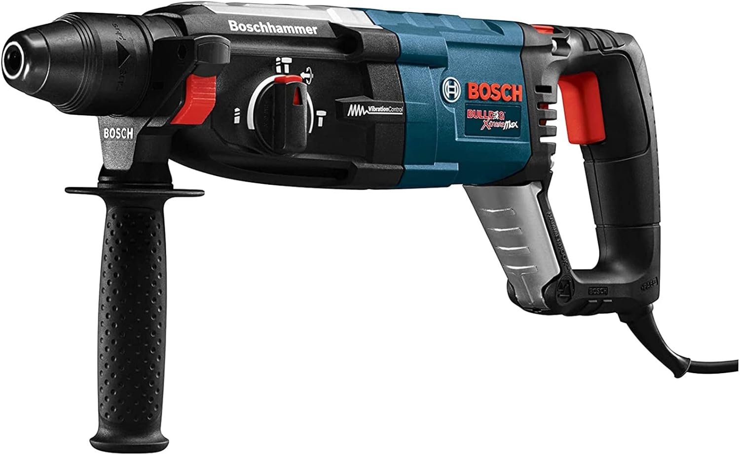 Bosch GBH2-28L 1-1/8 Inch SDS-plus Variable-speed Bulldog Xtreme Max Rotary Hammer with 8.5 Amp motor and KickBack Control