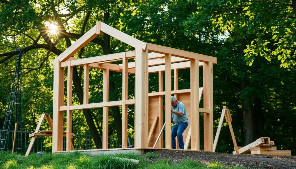 compact living or storage space