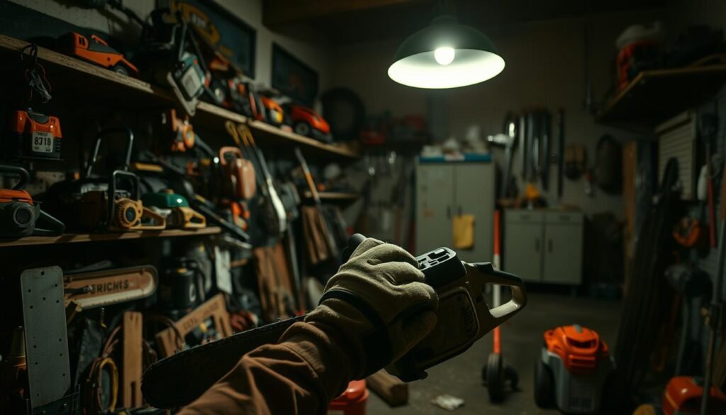storing Outdoor Tools