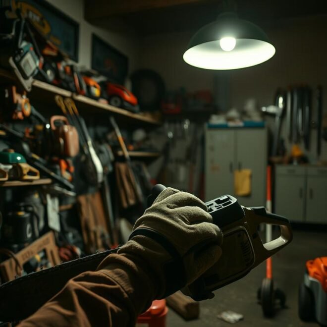 Winterizing Outdoor Tools : Storing lawn mowers, chainsaws, and other seasonal tools.