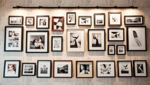 Creating a Hanging Picture Frame Wall : Tips for arranging and hanging frames like a pro