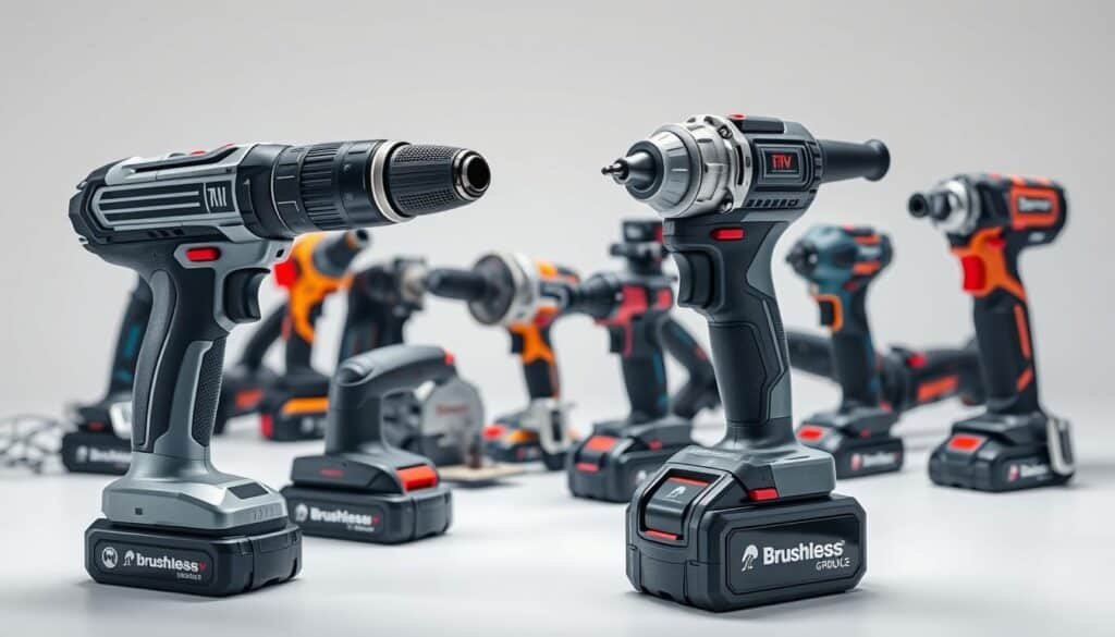 High-Performance Cordless Tool Systems : Brushless motors and advanced battery tech for pros