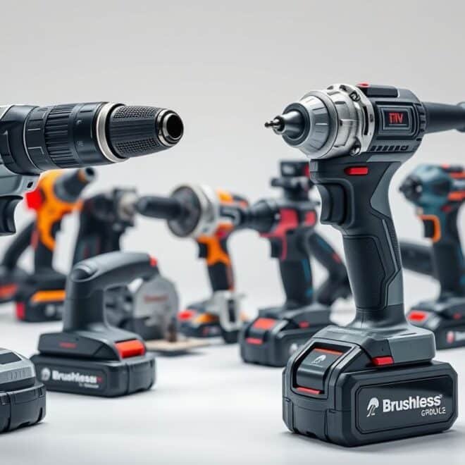 High-Performance Cordless Tool Systems : Brushless motors and advanced battery tech for pros