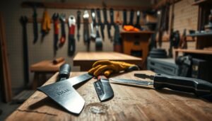 Safe Handling of Sharp Tools : Techniques for using knives, chisels, and saws without injury