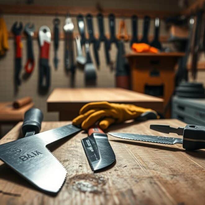 Safe Handling of Sharp Tools : Techniques for using knives, chisels, and saws without injury